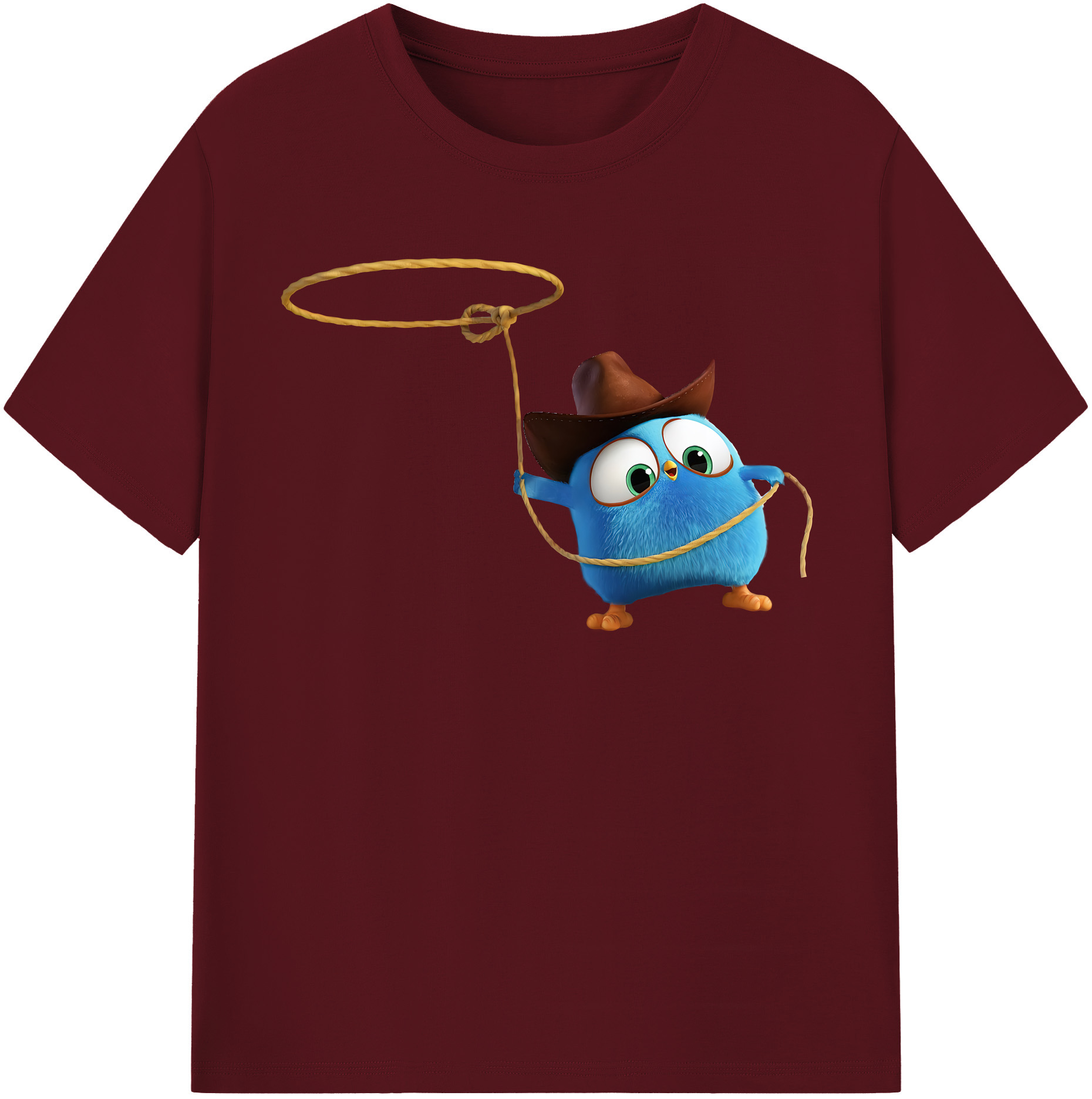（画像用） Angry Birds アングリーバード 綿100％半袖Tシャツ（フロントプリント）